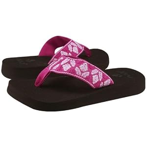 Buy Reef Lily Brown-Pink Juniors Sandals by Reef