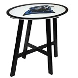 Carolina Panthers Wooden Pub Table With Glass Top