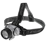 Lighting EVER Super Bright LED Headlamp, 18 White LED and 2 Red LED, 4 Brigthtness Level Choice