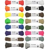 Nylon Military Paracord 550 lbs Type III Utility Cord Rope 100 Feet