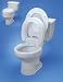 Hinged Elevated Toilet Seat Risers