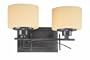 Thomas Lighting M1562-40 Trellis Two-Light 15-Inch W by 8-1/2-Inch H Bath Light, Burnished Umber