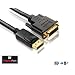 PureLink - basic+ Serie. Zertifiziertes DisplayPort DVI Adapter Kabel mit 24 kt. vergoldeten Steckkontakten - VESA. 1920x1200. DisplayPort Stecker konvertiert zu DVI-D Single Link Stecker. Dreifache Abschirmung. DC0022-02. L�nge: 2,00m