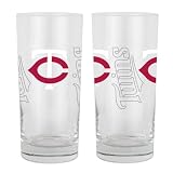 MLB Minnesota Twins 2pk Beverage Glass set