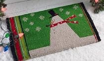 Doormat Gift Shop - Snowman Coir Doormat :  snowman coir doormat doormat shop gift
