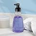 iDesign Refillable Foaming Soap Dispenser for Kitchen or Bathroom Vanity - Clear/Matte Black