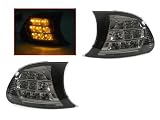 BMW E46 2002-2003 & M3 2Dr LED Smoked Clear Corner Lights LCI DEPO