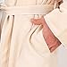 Turkishtowels Mens and Womens Silk-soft Luxury Spa Robe