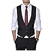 MENJESTIC BLACK MACHO STYLING WAISTCOAT RS.1250.00