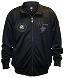 NFL Men's Miami Dolphins Pitch Black Track Jacket (Black, Large)