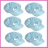Blue Sequin Newsboy Hat Diva Hat Assortment (6 pcs)