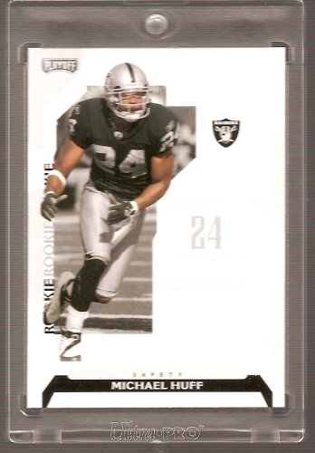 2006 Playoff NFL Football Michael Huff Oakland Raiders Limited Rookie Card #85 - Mint Condition - In Protective Acrylic Display Case!