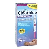 【海外直送品.並行輸入品】The Clearblue® Easy Digital Ovulation Test, One–Month Supply (20回分) 排卵検査～ニコちゃんマーク～