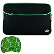 Netbook 12.1 inch Black-Green carry case for Lenovo Thinkpad X201 X200 X201S 3249-MDU Lenovo S12 X60 1706 + Bestpricecenter Mouse Pad