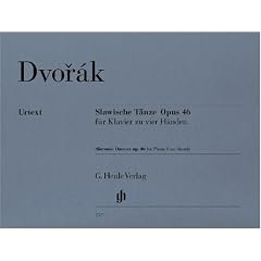Slawische T�nze op. 46. Klavier zu 4 H�nden: f�r Klavier zu vier H�nden