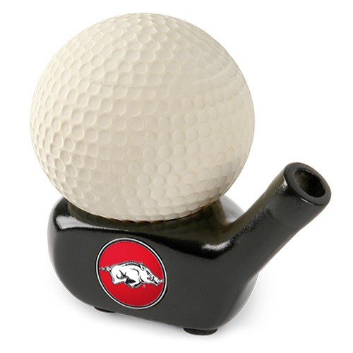 Arkansas Razorbacks Stress Golf Ball W/pen Holder