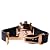 Oris Men's 680 7601 6084LS 18K Gold TT3 Chronometer Black Dial Watch by Oris
