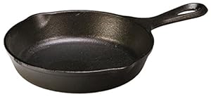 Lodge L3SK3 Pre-Seasoned Cast-Iron Skillet, 6.5-inch