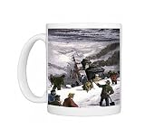 Blizzard halts a transcontinental train in Utah, 1870s Photo Mugs