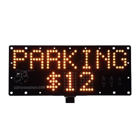 Battery Powered Programmable LED Parking Sign