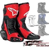 ALPINESTARS SMX PLUS RED/BLK MOTORCYCLE BOOTS 39/6