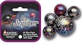Mega Marbles - JUPITER MARBLES NET (1 Shooter Marble, 24 Player Marbles & 2 Display Rings)