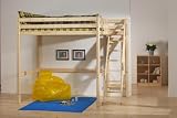 Etagenbett FLEXI Hochbett Bett 140x190 Kiefer massiv