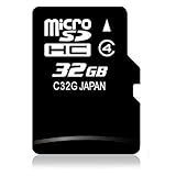 東芝 日本製 microSDHC カード 32GB class4 SD-C32G 各社製スマートフォン対応 バルク品