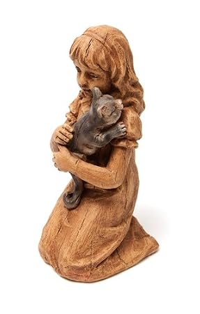 "Adoration" Girl with Kitty