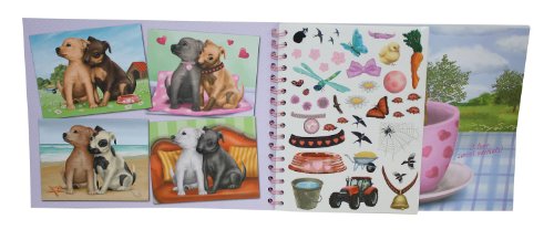 Imagen principal de Depesche 5850 - Libro para colorear con pegatinas - Animal love colorear