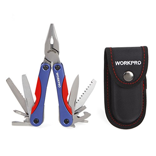 WORKPRO W014014A 15-In-1 Multi-Purpose Pliers, Multi-Tool