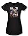 Axe Cop Juniors T-Shirt - Retro Painting Comic Book Black Tee Shirt
