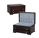 IMAGE OF Reed & Barton HANNAH JEWELRY CHEST - DK MAHOG