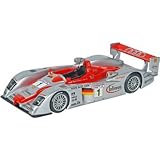Diecast Model Audi R8 (2002 Le Mans Winner) in Silver