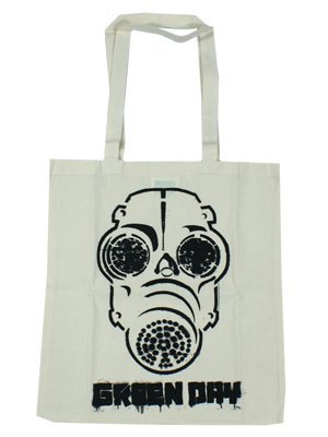 Sac cabas Green Day : Gas Mask Sous Licence Officielle Sac cabas Green Day : Gas Mask Sous Licence Officielle