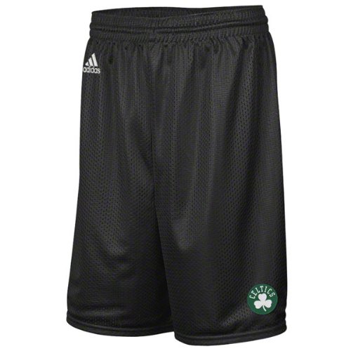 Boston Celtics Black Large Logo Mesh Shorts