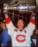 MIKE KEANE Montreal Canadiens SIGNED 8x10 Stanley Cup Photo