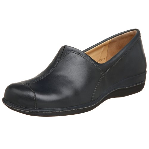 Softwalk Women's Santa Clara Slip-On,Navy,7.5 W US