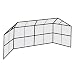 Chain Link Backstops - 20ft with Hood and Wings