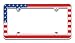 Cruiser Accessories USA Flag Chrome License Plate Frame