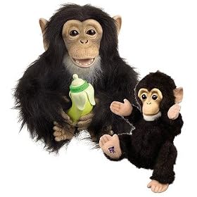 Fur Real Chimp Mother and Baby