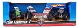 HOT WHEELS MONSTER JAM USHRA TOUR FAVORITES PACK #1