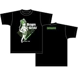 ドラゴンクライシス! 英理子柄 Tシャツ ブラック サイズ：L