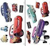 Disney Cars with Mater - Self Stick - 24 Large Wall Stickers / Decals