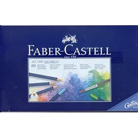 Faber-Castell Aquarelle Water Colour Pencils  Tin of 60