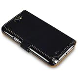 SAMSUNG GALAXY NOTE 2 HANDY DELUXE LEDER TASCHE CASE H�LLE IN SCHWARZ, COVERT RETAIL VERPACKUNGvon "COVERT"