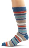 416l3%2BEoYaL. SL160  PACT Mens All Over Denim Stripe Crew Sock