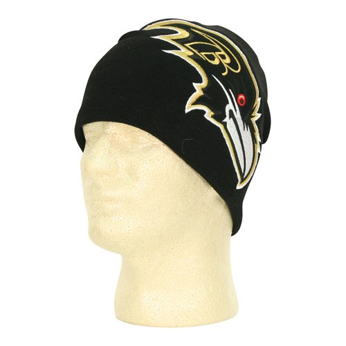 Baltimore Ravens Logo Hype Winter Knit Beanie