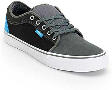 Vans Men's Chukka Low Charcoal Sky Blue Sneakers (11.5)