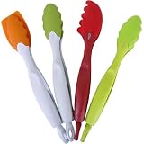 Trudeau Heat Resistant Multipurpose 12 adjustable tongs